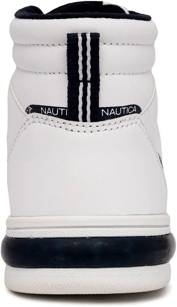 Nautica Kids Sneaker: Lace-Up Fashion Shoe with Boot-Like High Top Design for Boys and Girls (Big Kid/Little Kid Sizes) - Horizon