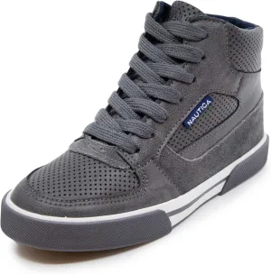 Nautica Kids Sneaker: Lace-Up Fashion Shoe with Boot-Like High Top Design for Boys and Girls (Big Kid/Little Kid Sizes) - Horizon