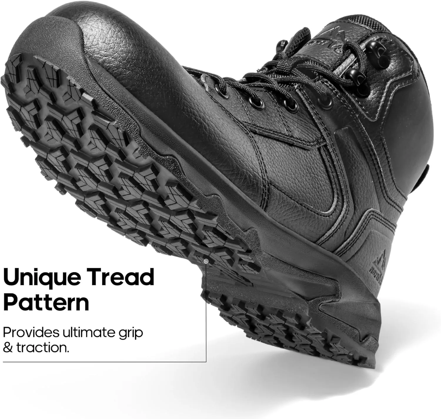 NORTIV 8 Steel Toe Boots for Men Safety Construction Work Boots,Waterproof