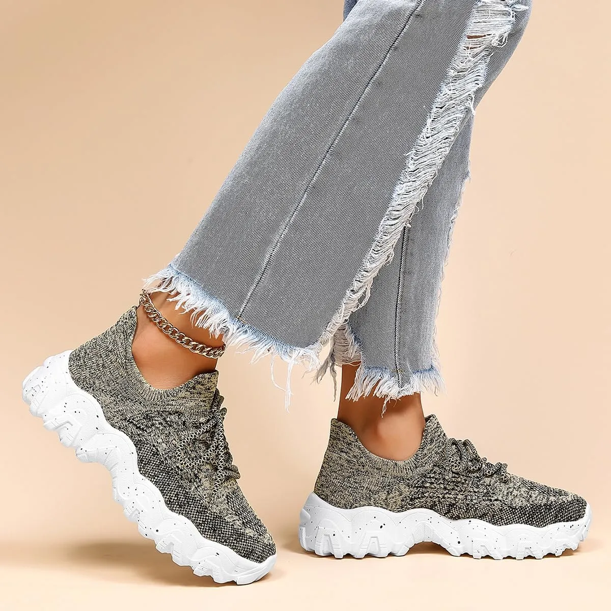 Nurse Babe Ortho Pro Tennis Shoes Women Classic Lace up Slip-on Breathable Sneakers