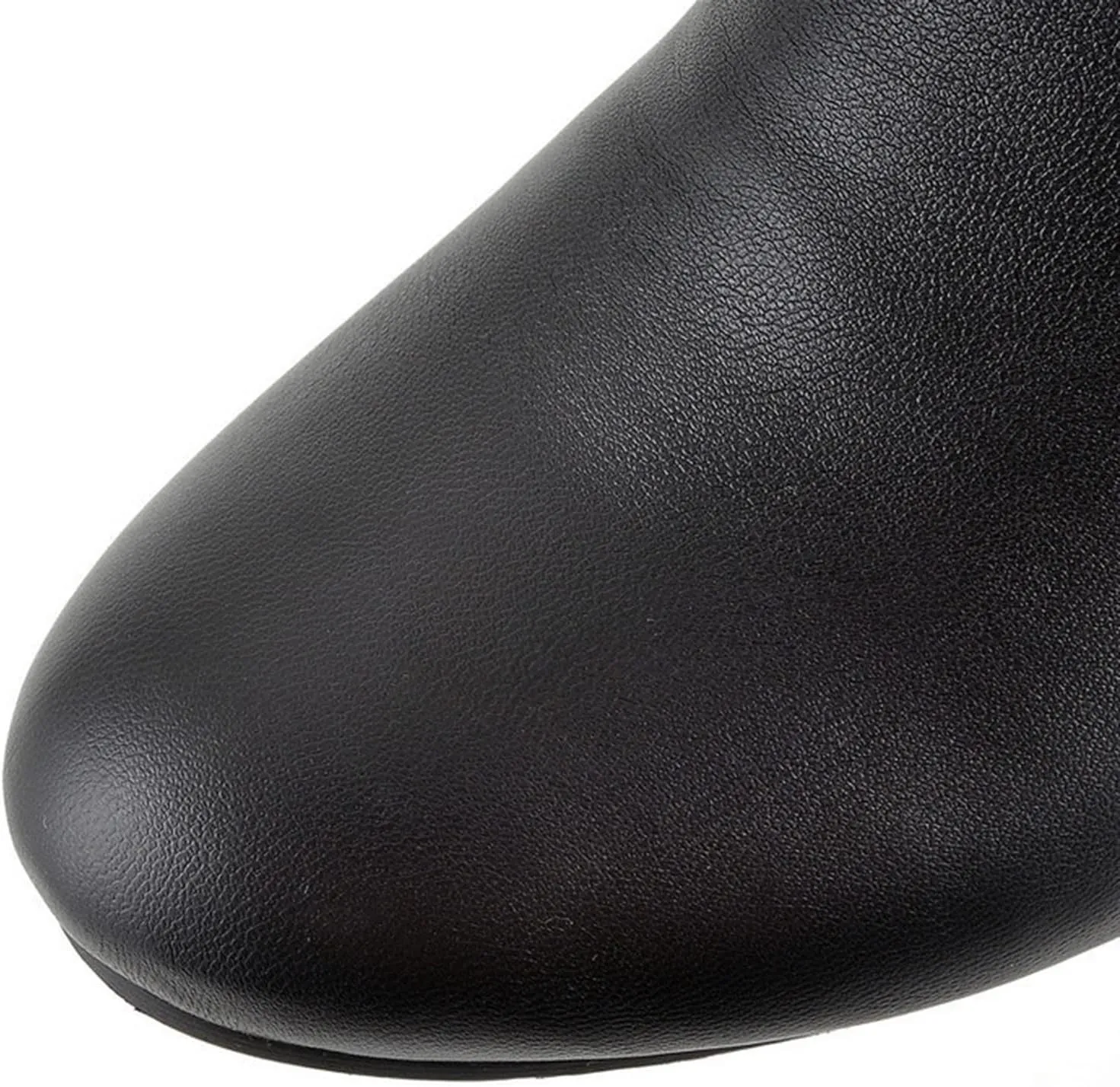 oiangi Boots for Women Knee High 2022 Fashion Casual Round Toe Pleated Block Chunky Low Heel Boots Winter Elegant Solid Comfy Outdoor Ladies Shoes