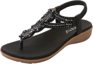 Ortho Walking Sandals for Elderly Women Womens Comfortable Orthopedic Sandals Black Wedges for Women Dressy Comfort Comfortable Flats with Arch Support White Block Heels Hippie Sandals for Women