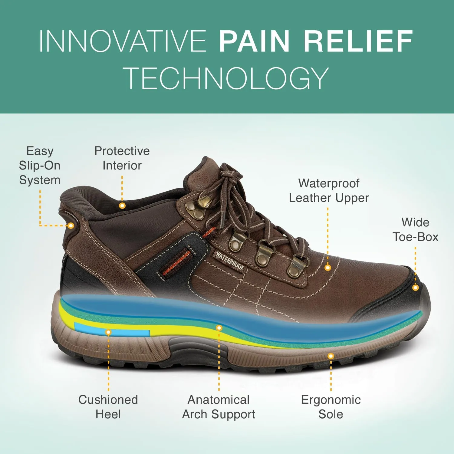 Orthofeet Women's Orthopedic Carmel Hands-Free Boots
