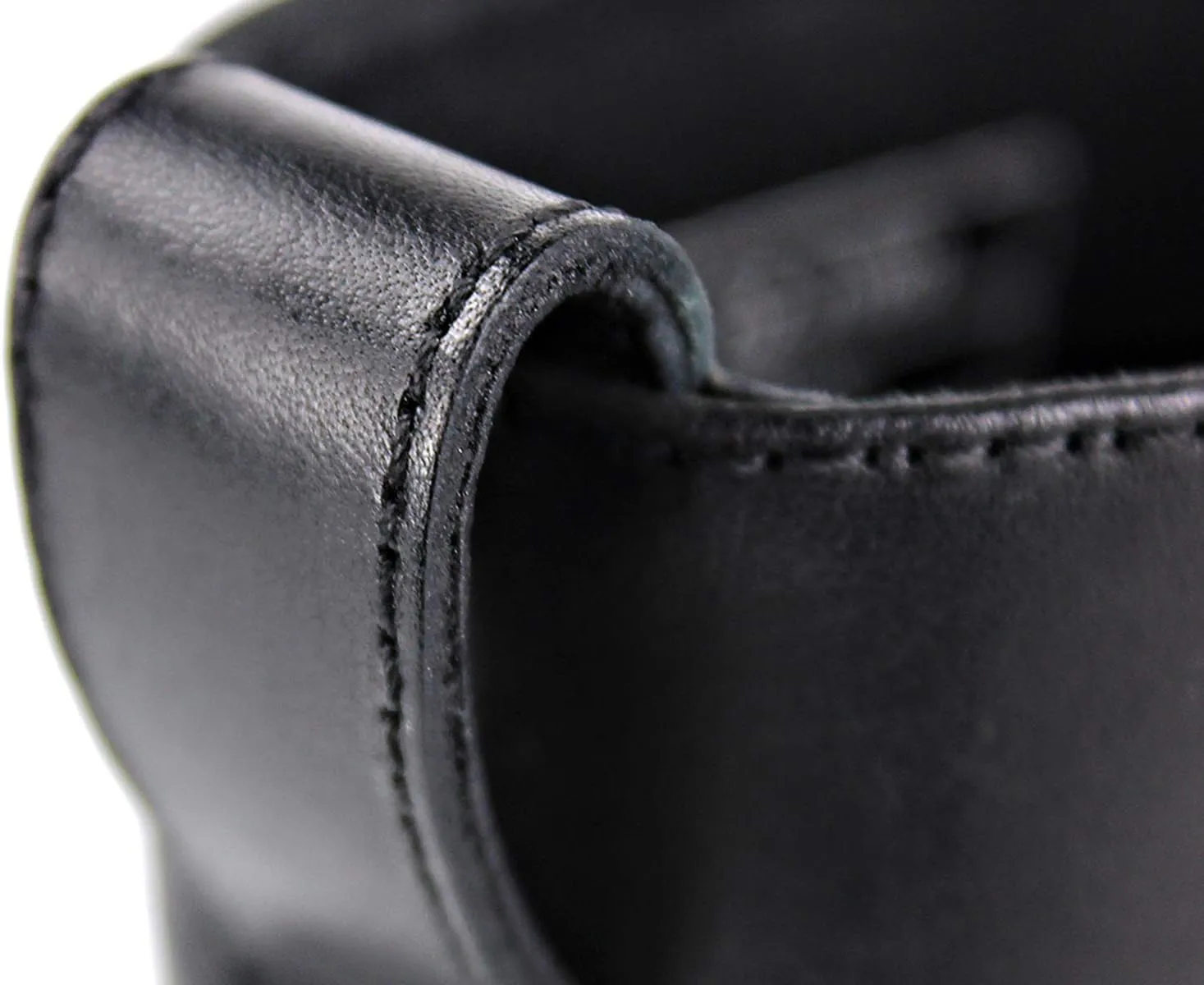 OSSTONE Dress Boot for Men Leather Chelsea Boots Casual Heel Shoes Zipper-up OS-JY002-US