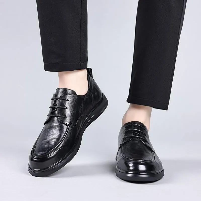 Oxfords Shoes Men's Oxfords Classic Lace-up Genuine Leather Mens Dress Casual Shoes Men Elegant Loafers Luxury Oxford Shoes