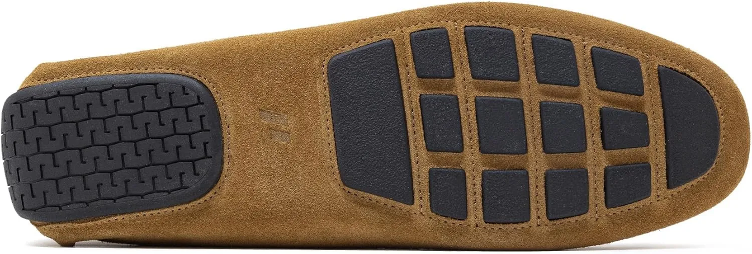 Piloti Mens Driving Shoes, Stylish Comfortable Atlas Italian Suede Soft Lightweight Footwear, Casual Classy Everyday Sneakers