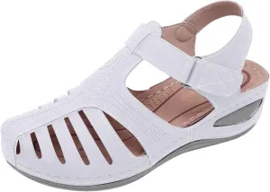 Platform Wedge Sandals for Women with Arch Support Summer Dressy Slip On Orthopedic Sandals Comfortable Wide Width Clogs