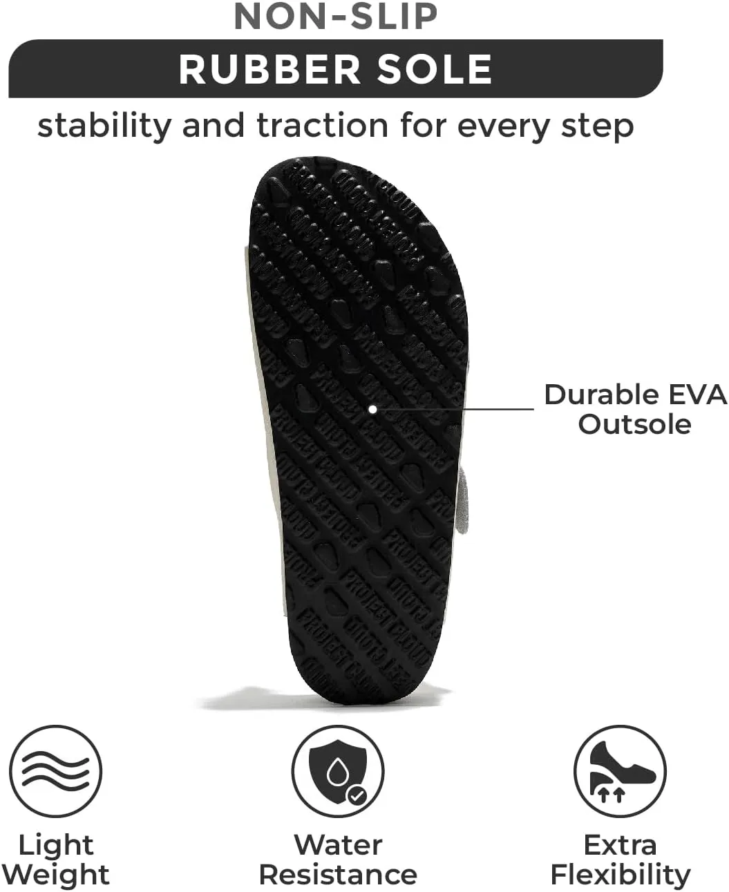 Project Cloud Genuine Leather Flat Sandals Comfortable Beach Essentials Womens Sandals Memory Foam Vacation Essentials Slides for Women Footwear (Santorini)