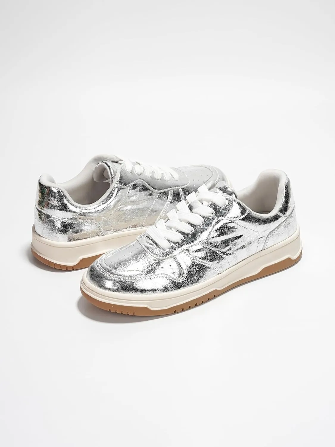 Project Cloud Sneakers for Women - Dunks Woman Comfortable Memory Foam Shoes for Women Footwear, Vegan Leather Women's Fashion Sneakers, Non-Slip Womens Shoes Machine Wash (Kiki)