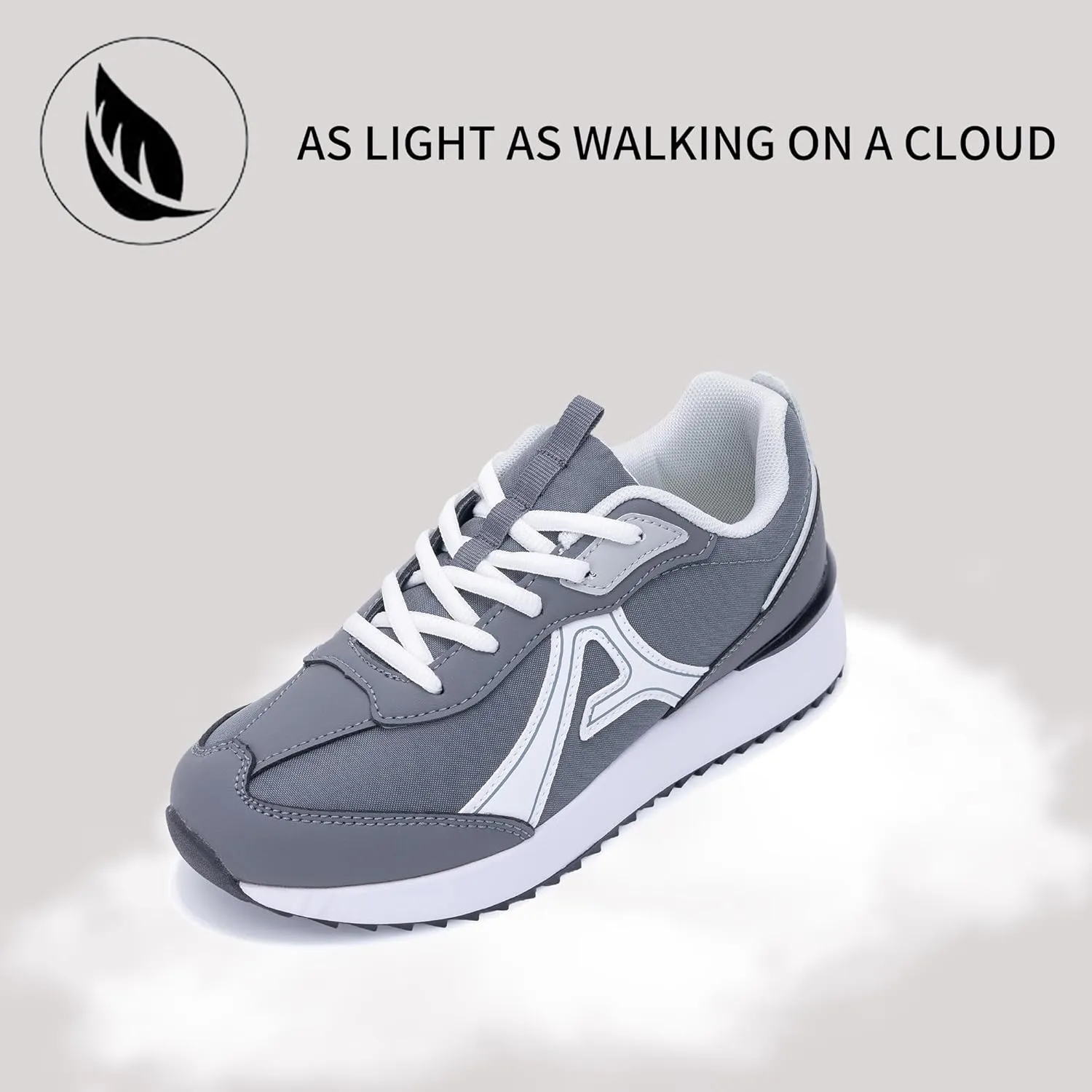QAUPPE Womens Walking Sneakers Tennis Running Comfortable Shoes Casual Fashion Sneakers