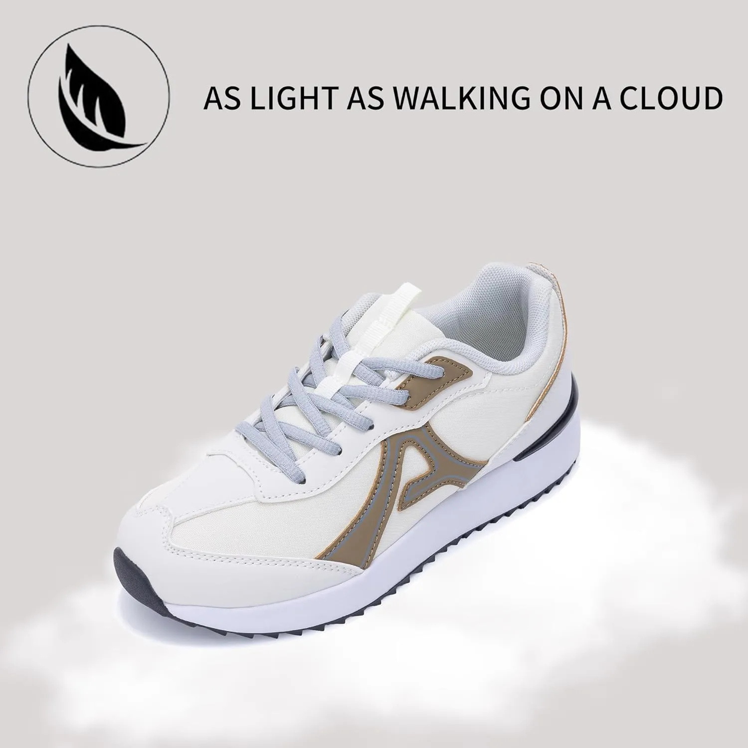 QAUPPE Womens Walking Sneakers Tennis Running Comfortable Shoes Casual Fashion Sneakers