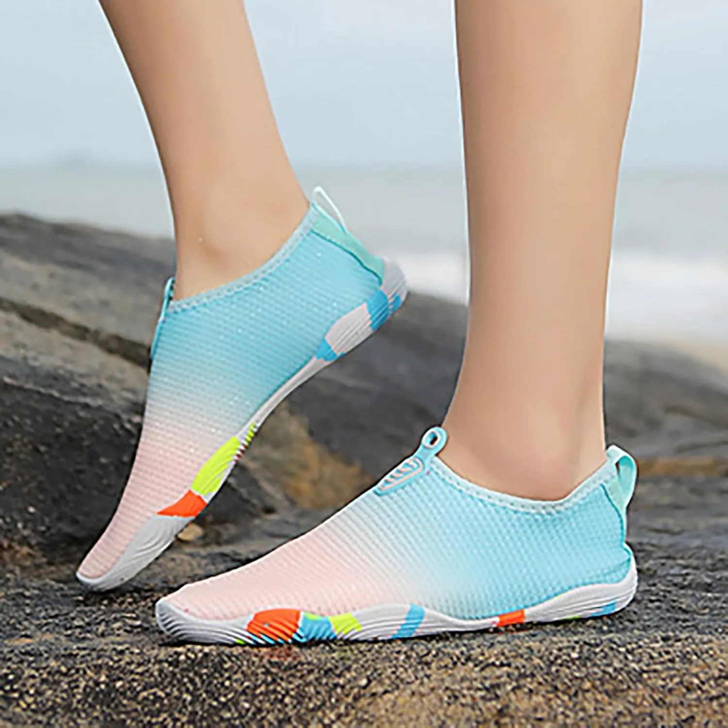 Quick Dry Water Sports Shoes Men Women Barefoot Aqua Swim Beach Pool Surf Hiking Kayaking Diving Yoga Lightweight Non Slip Design