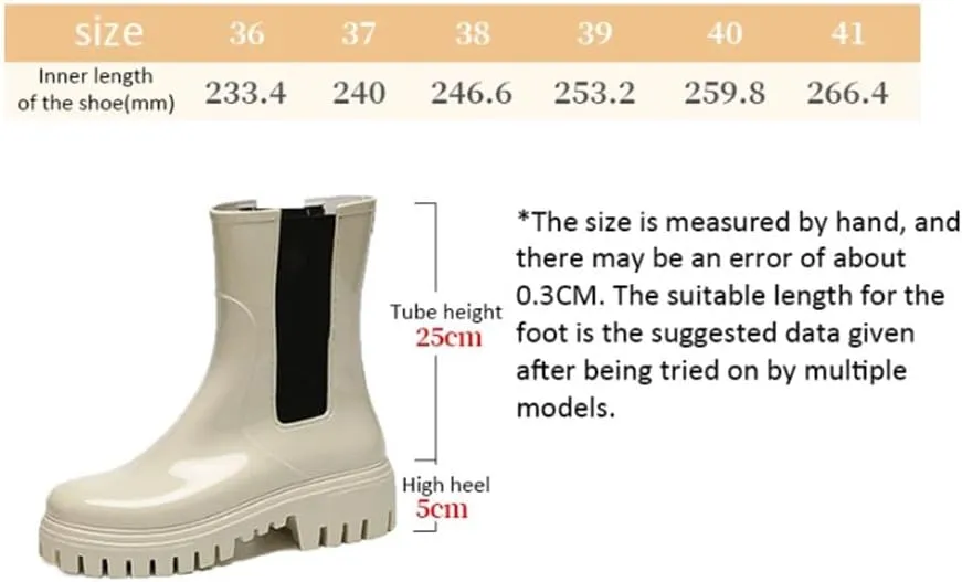 Rain Boots For Women Rainproof And Waterproof Shoes Short Non-Slip Fishing Rubber Boots Work Rubber Shoes