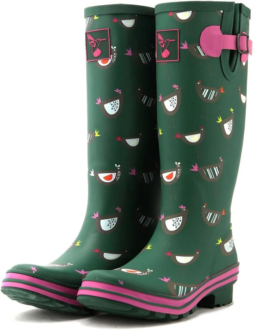 Rain Boots For Women Waterproof Boots Garden Shoes Outdoor Use with Comfortable Insole Knee High Rubber Rain Boot Gumboots Rain Footwear Wellies