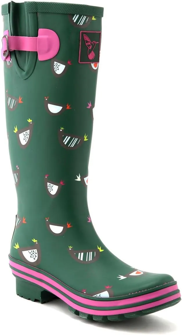 Rain Boots For Women Waterproof Boots Garden Shoes Outdoor Use with Comfortable Insole Knee High Rubber Rain Boot Gumboots Rain Footwear Wellies