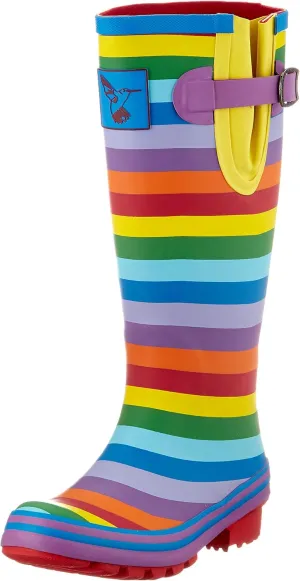 Rain Boots For Women Waterproof Boots Garden Shoes Outdoor Use with Comfortable Insole Knee High Rubber Rain Boot Gumboots Rain Footwear Wellies