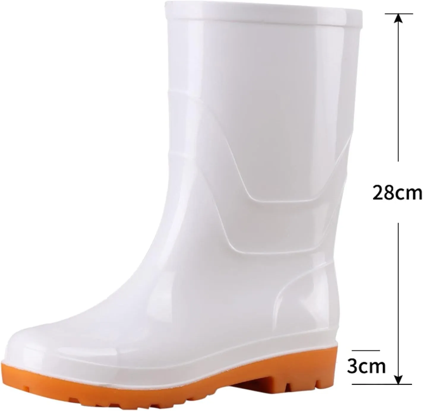 Rain Outdoor Men's Garden Boots Shoes Water Wear- Summer Shoes Women's Women's Rain Boots for Women Shorty
