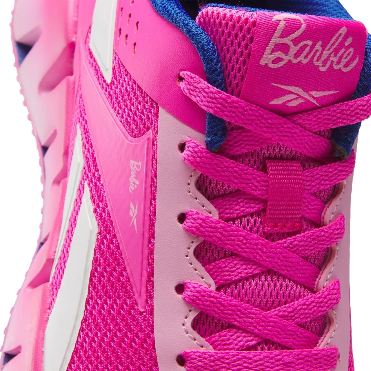 Reebok Baby-Girl's Kid's Barbie Zig N' Glow Sneaker