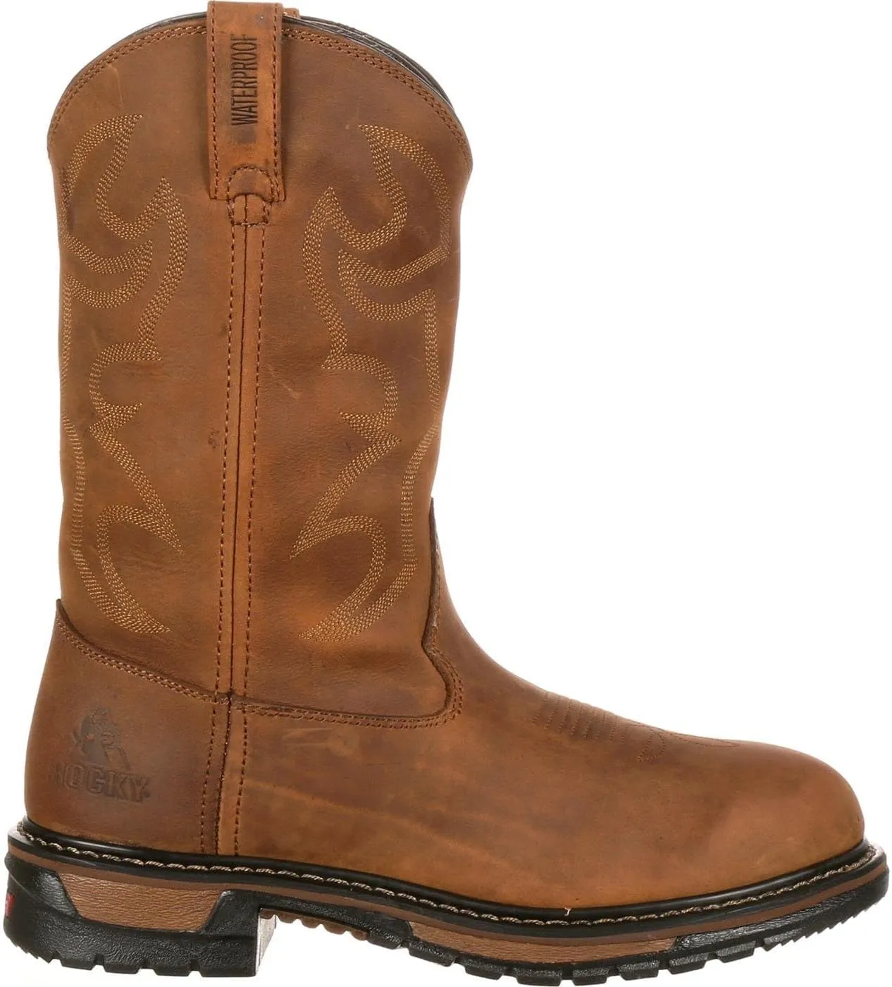 ROCKY Original Ride Branson Roper Waterproof Western Boots