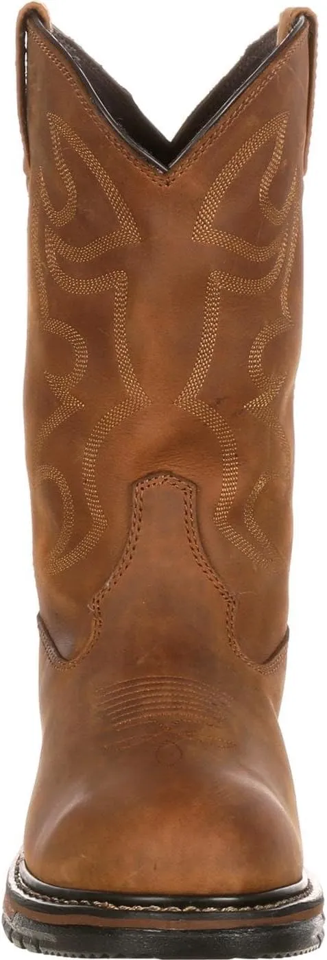 ROCKY Original Ride Branson Roper Waterproof Western Boots