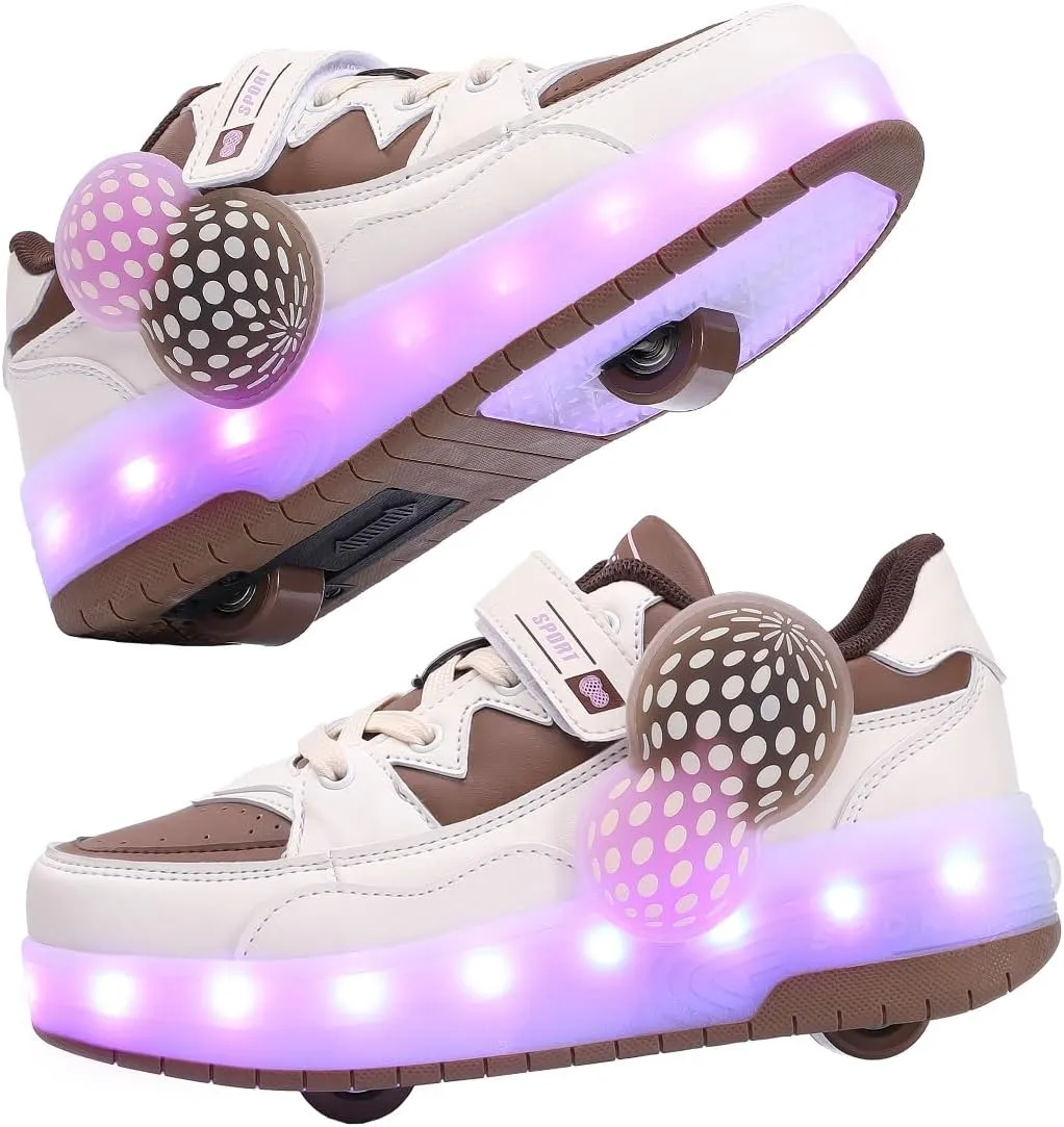 Roller Shoes for Kids Boys Girls Fashion Fun Wheels Sneakers Children Roller Skate Shoes