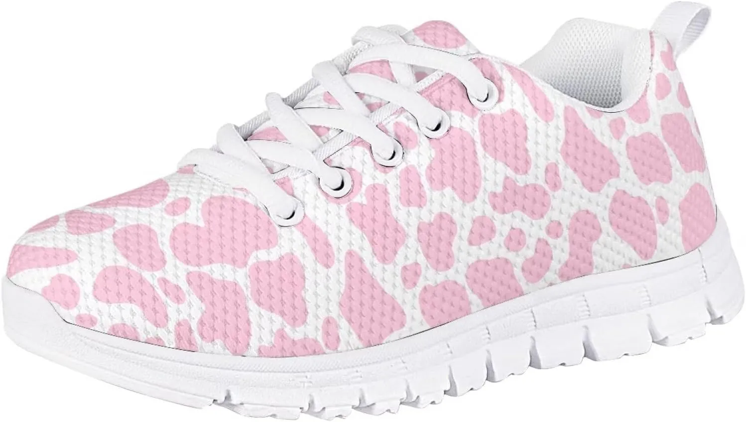Running Shoes for Kids Lace Up Athletic Shoes Lightweight Sneakers