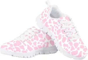 Running Shoes for Kids Lace Up Athletic Shoes Lightweight Sneakers