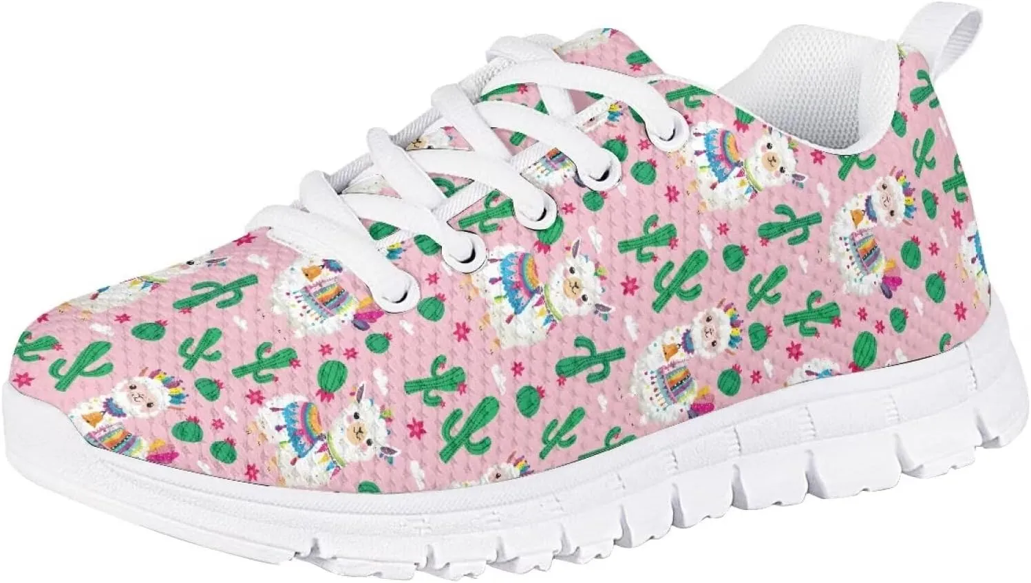 Running Shoes for Kids Lace Up Athletic Shoes Lightweight Sneakers