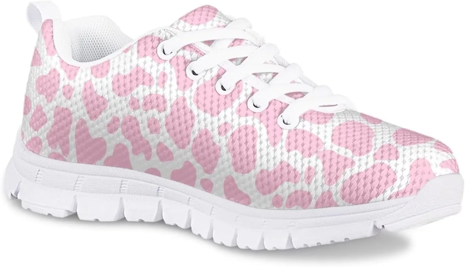 Running Shoes for Kids Lace Up Athletic Shoes Lightweight Sneakers