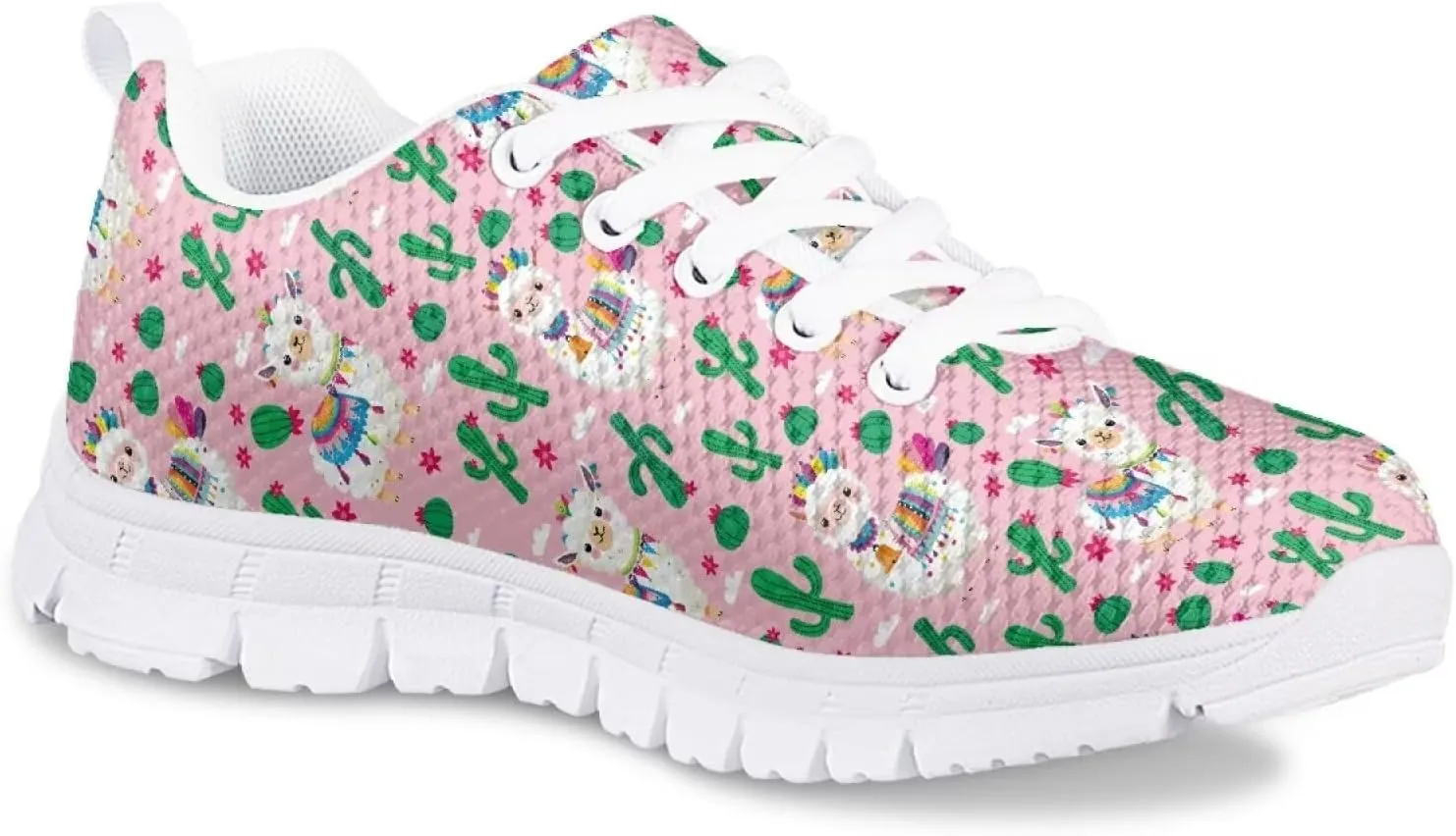 Running Shoes for Kids Lace Up Athletic Shoes Lightweight Sneakers