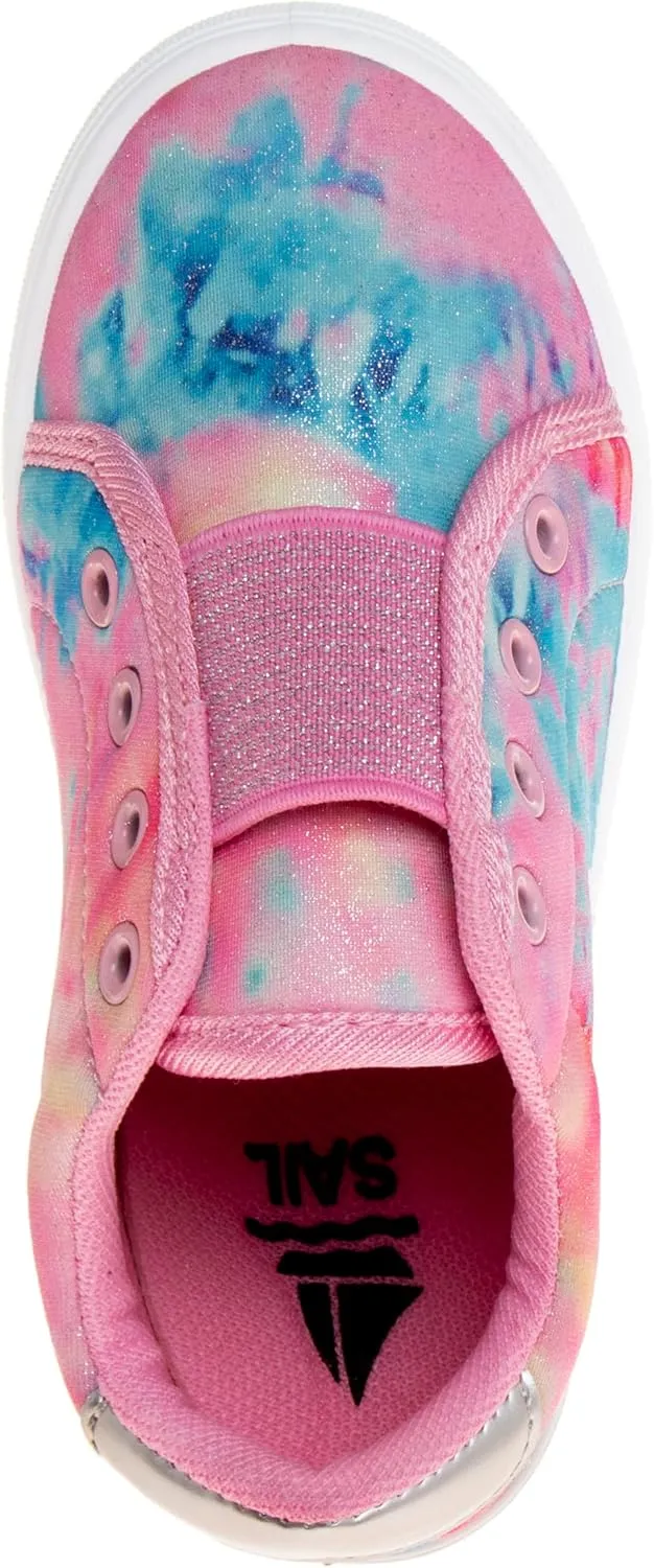 Sail Girl's Slip on Light-Weight Breathable Walking Sneakers