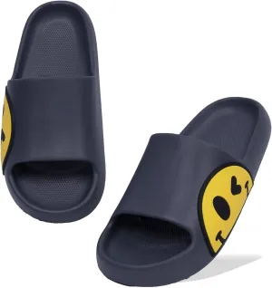 Sandals for Girls and Boys,Mens Slippers Sandals for Women,EVA Anti-Slip Indoor & Outdoor Kids Slippers Smile Face Open Toe Spa Bath Pool Gym House Casual Shower Shoes