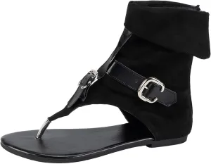 Sandals for Women Denim Flat Flip Flops Sandals Cuff Booties Zipper Comfort Sandal Summer Casual Thong Shoes