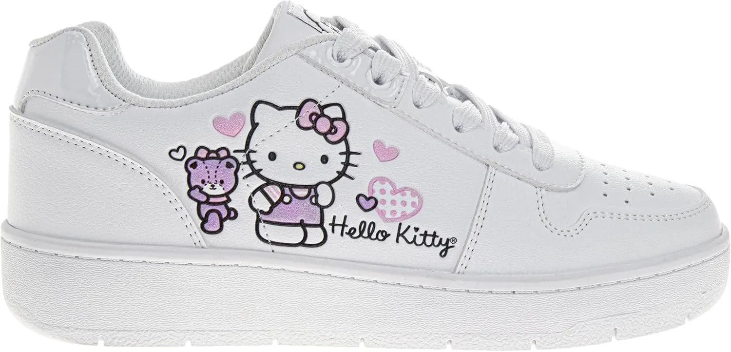 Sanrio Hello Kitty Sneakers for Girls - Kids Lightweight Athletic Breathable Casual Shoes (Little Kid - Big Kid)
