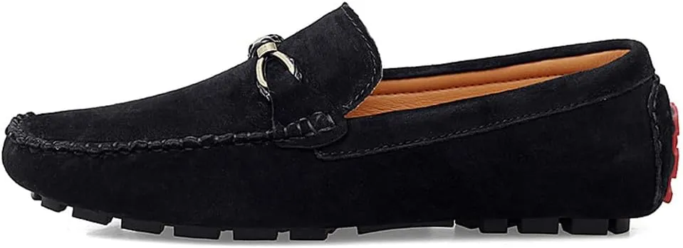 Santimon Men's Driving Shoes Loafers Slip On Genuine Leather Moccasins Boat Shoes, Casual Shoes for Men, Boat Shoes for Men, Walking Shoes for Men