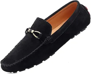 Santimon Men's Driving Shoes Loafers Slip On Genuine Leather Moccasins Boat Shoes, Casual Shoes for Men, Boat Shoes for Men, Walking Shoes for Men