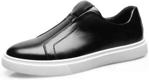Santimon Men's Slip-On Loafers, Flat EVA Sole, Round Toe Driving Casual Office Business Shoes for Men