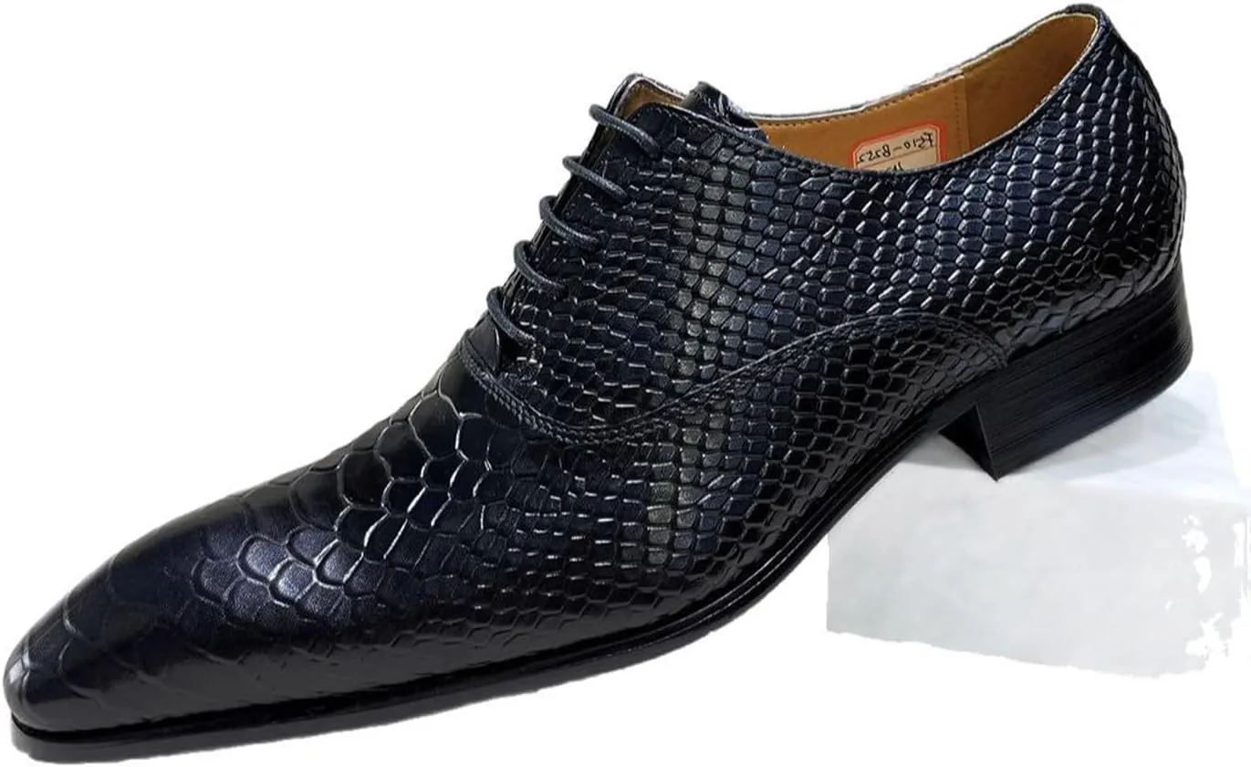 Santimon Men’s Slip On Penny Loafers Casual Shoes – Comfort Leather Mocasines for Business, Office, Party & Wedding