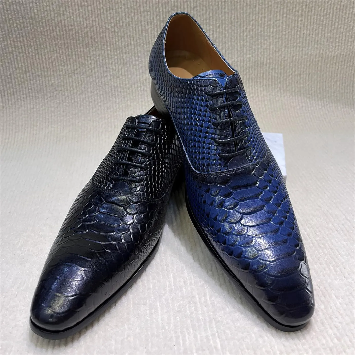 Santimon Men’s Slip On Penny Loafers Casual Shoes – Comfort Leather Mocasines for Business, Office, Party & Wedding