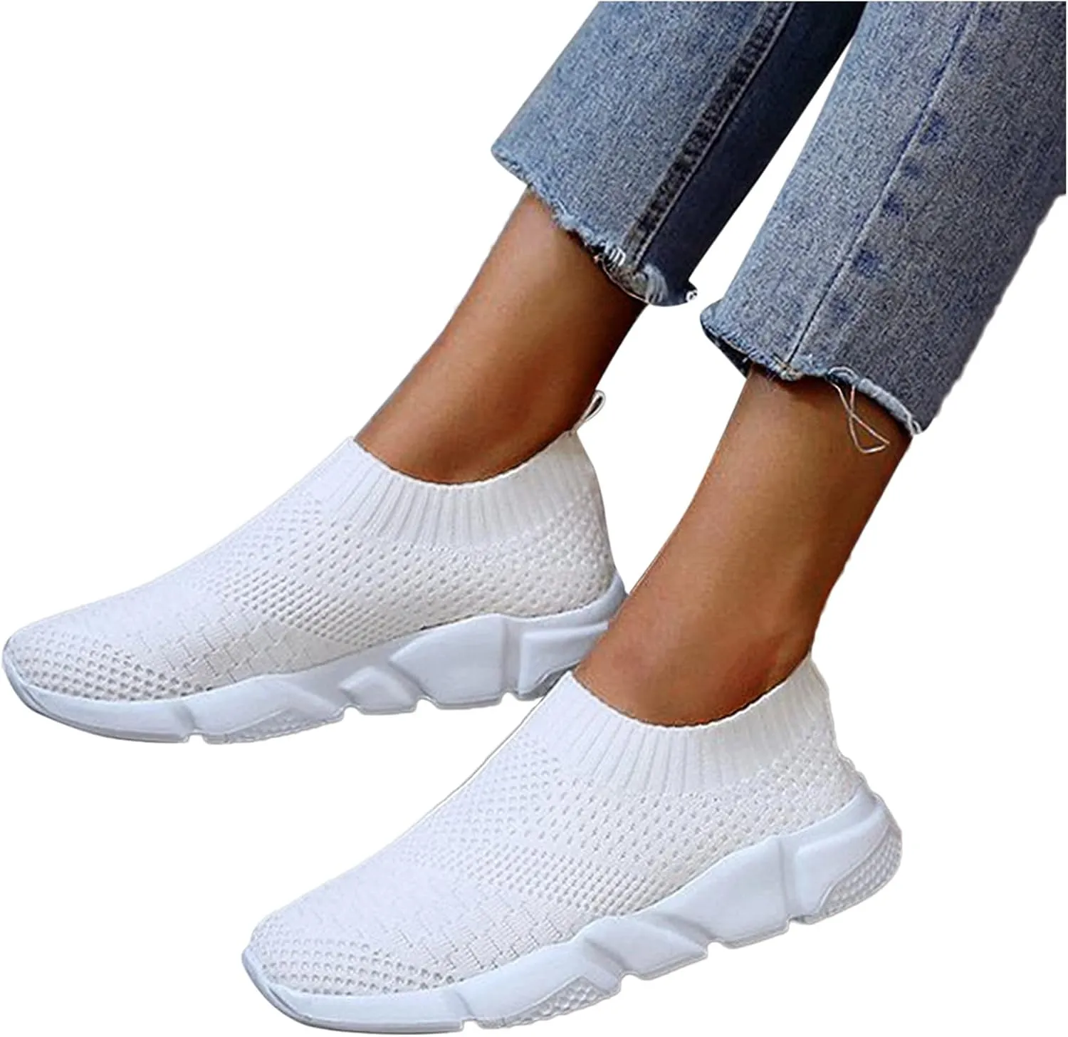 SBGMoSJ Sneakers for Women Womens Black Slip Resistant Tennis Shoes Women's Tennis Shoes Size 8 1/2 Wedge Sneakers for Women Size 11 Wide Womens Shoes Slip Ons Flats Fall 2023