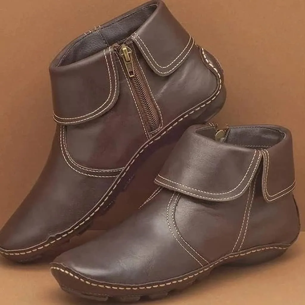 SBGMoSJ Womens Fall Booties And Ankle Boots Wedges Ladies Booties Ankle Boots with Low Heel Booties for Women Wide Toe Box Women Shoes Brown Short Boots Red Booties Women Ankle Boots Kitten Heel