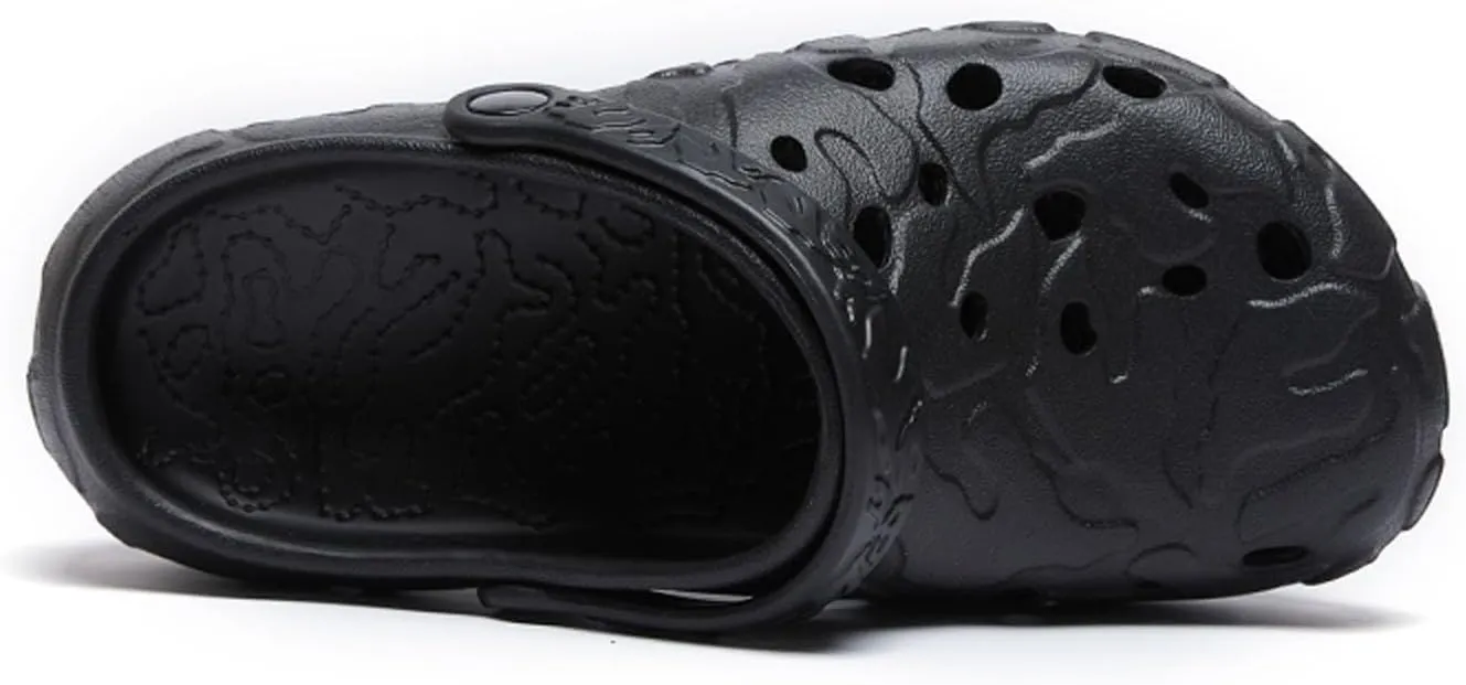 SECHRITE Clogs for Men Rubber Garden Shoes Lightweight Clogs for Men Slip On Mules for Summer - River Edge