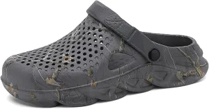 SECHRITE Mens Clogs - Slip-on Garden Shoes Mules for Men - Fashion Outdoor Beach Sandals Cushioned Supportive