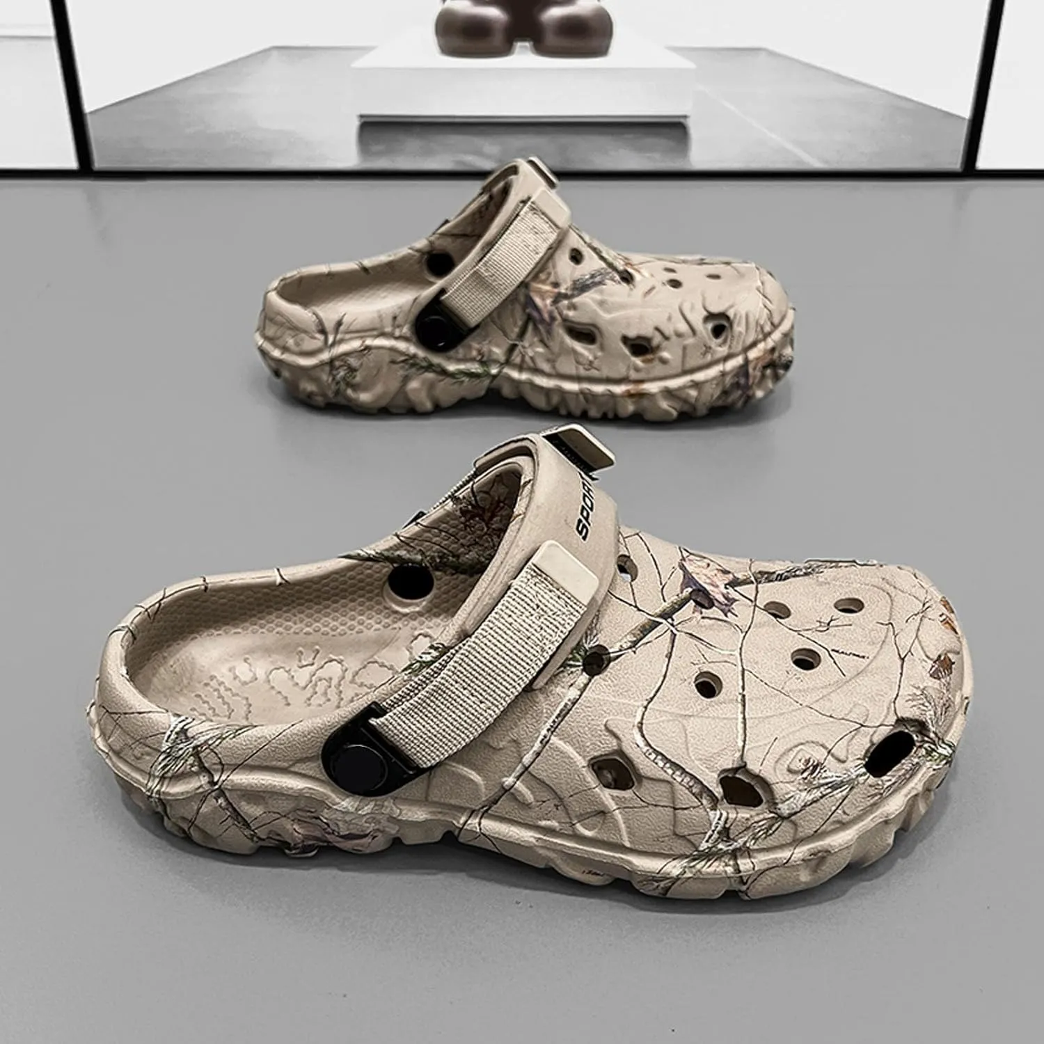 SECHRITE Women's Clogs Athletic Sports Outdoor Sandals Water Beach Shoes with Cushioned Footbed Lightweight Comfortable Breathable with Adjustable Back Strap - Arch Comfortable