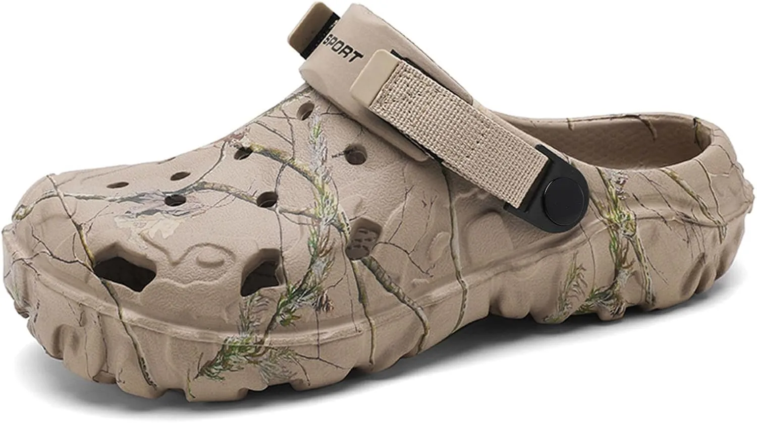 SECHRITE Women's Clogs Athletic Sports Outdoor Sandals Water Beach Shoes with Cushioned Footbed Lightweight Comfortable Breathable with Adjustable Back Strap - Arch Comfortable