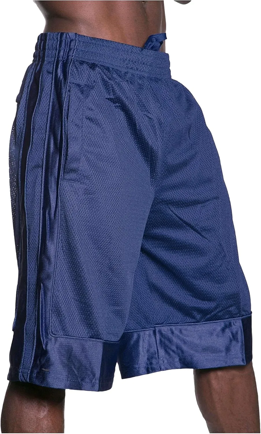 Shaka Wear Men's Basketball Shorts – Mesh Workout Gym Sports Active Running Athletic Pants with Pockets Regular Big S ~ 5XL