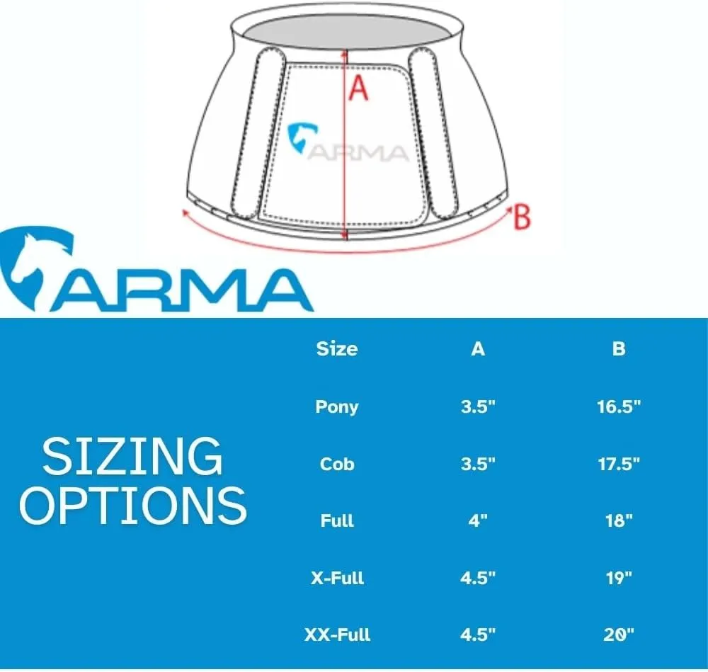 Shires ARMA Over Reach Horse Bell Boots