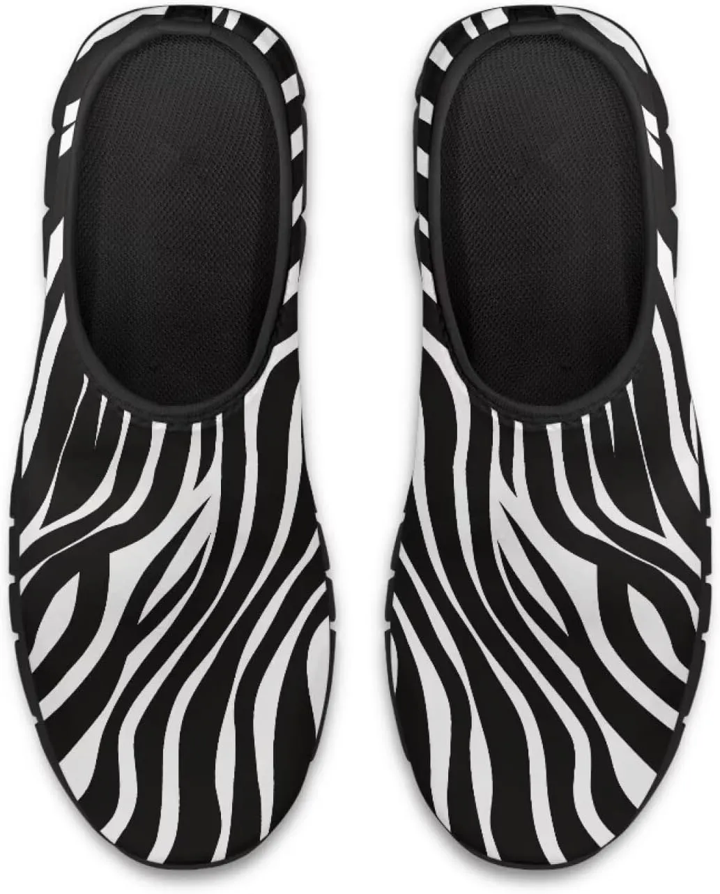 Slip On Tennis Shoes Women Casual Women's Flats Size 5.5-11.5 Black
