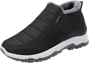 Snow Boots for Women Wide Calf Snow Booties for Women 2023 Womens Waterproof Boots Winter Zapatos De Nieve Mujer Womens Black Hiking Boots Waterproof Lightweight