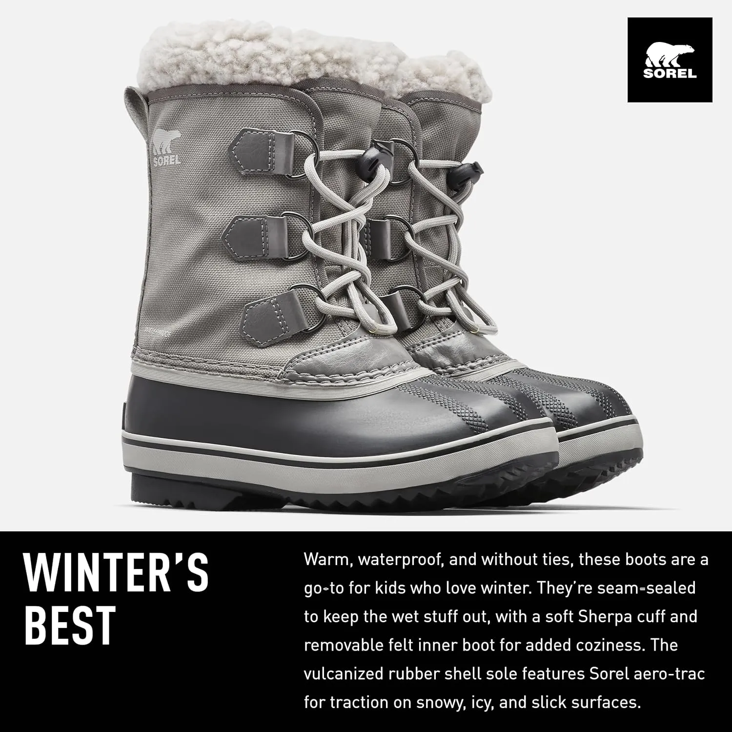 Sorel Kids Yoot Pac Nylon Snow Boots